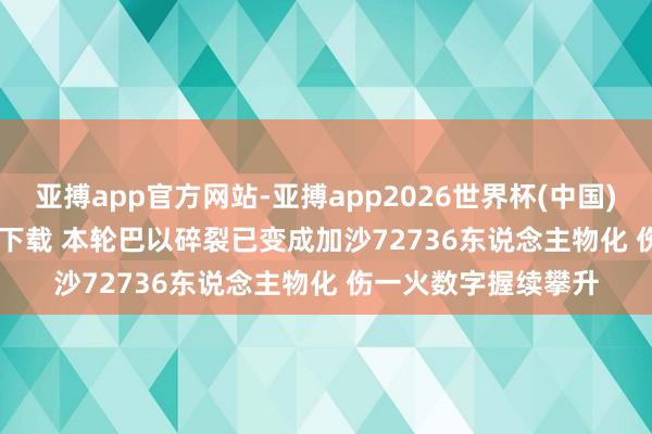 亚搏app官方网站-亚搏app2026世界杯(中国)IOS/Android官方下载 本轮巴以碎裂已变成加沙72736东说念主物化 伤一火数字握续攀升
